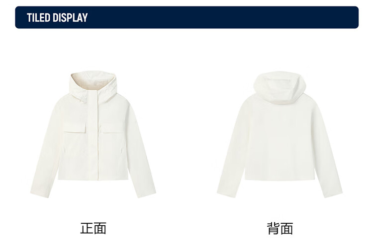 FILA Official Women's Woven Jacket 2026 Summer Casual Simple Comfortable Hooded Coat 18
