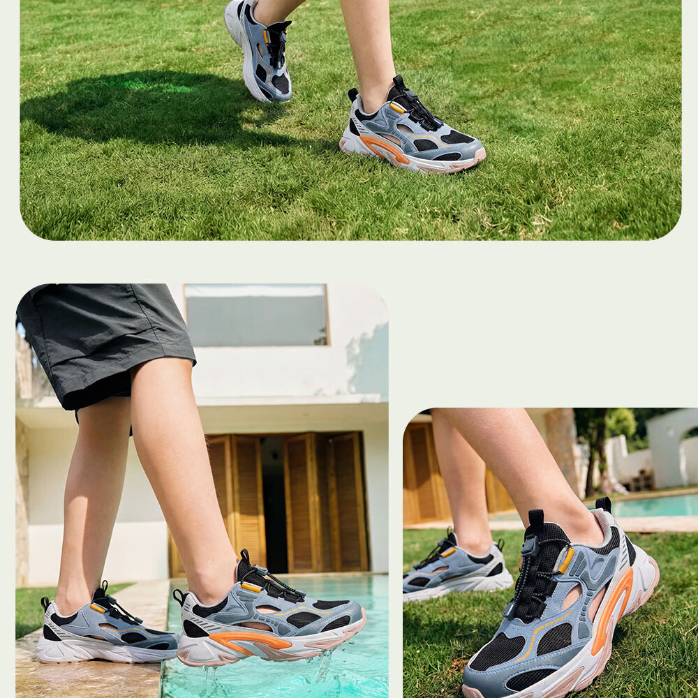 Anta Kids Boys Sandals 2026 Summer Outdoor Breathable Non-slip Water Shoes Frame Shoes A12626976 45