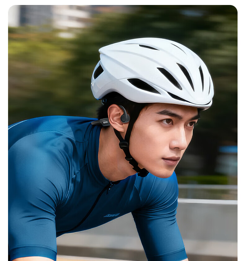 KINYO Sports Bone Conduction Open Bluetooth Earphones Comfortable Non-In-Ear Ear-Hook Design Long Battery Life Sweatproof Waterproof for Cycling Outdoor Sports 9