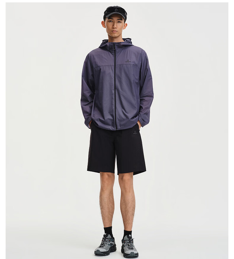 Biyinlefen Lightweight Waterproof 2026 Spring Summer New Men's Commuter Casual Outdoor Hooded Jacket 12