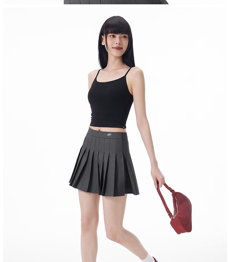 Half-Training Camisole with Chest Pad, Backless Bra, Integrated Inner Wear and Outer Wear, Cloudy Gray, Size S 21