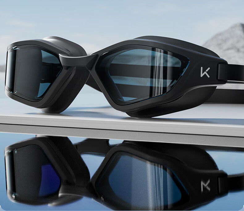 Keep Mist Shield Swimming Goggles Unisex HD Professional Advanced Long-Lasting Anti-Fog Swimming Glasses Night Black 300 2