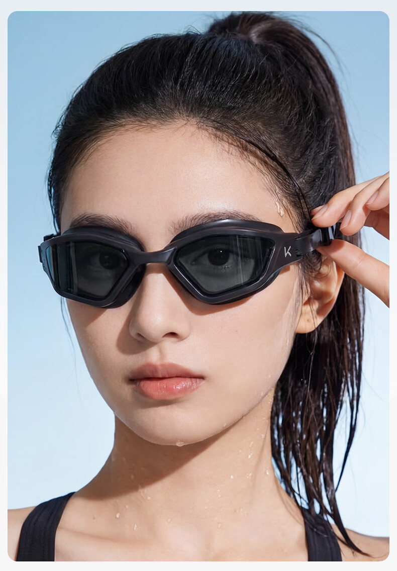 Keep Mist Shield Swimming Goggles Unisex HD Professional Advanced Long-Lasting Anti-Fog Swimming Glasses Night Black 300 5