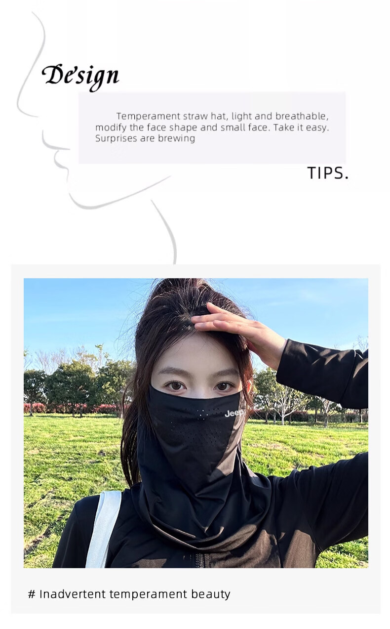 JEEP Women's New Summer Sunshade UV Protection Running Sports Visor Cap 4