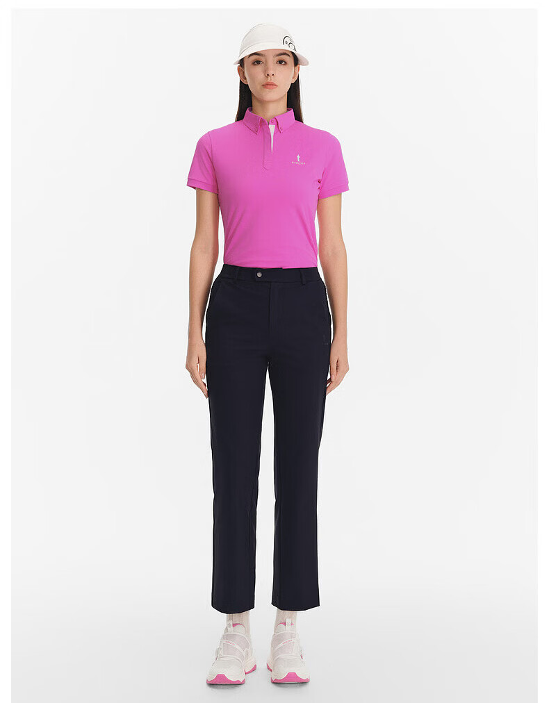 Biyinlefen Golf [UPF500+] 2026 Spring New Women's Sports Casual Stretch Comfortable Breathable Sun Protection Short Sleeve Polo Shirt 10