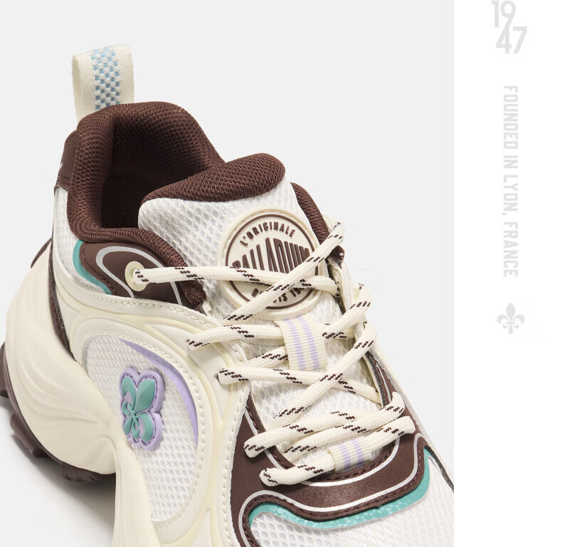 PALLADIUM New Trendy Versatile Dad Sneakers Casual Sports Shoes for Women Breathable Height Increasing White Single Layer Size 35.5 7