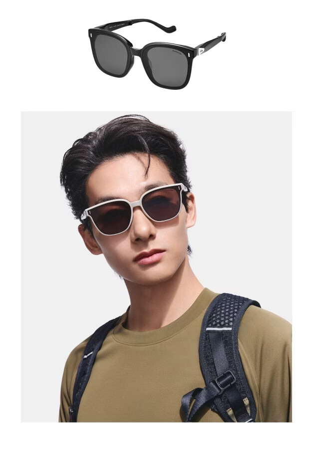 Beneunder Sunglasses Square Round Frame Unisex New Driving Outdoor Travel HD Folding Sunglasses FD026 17