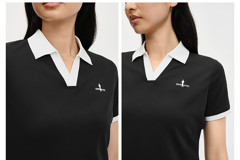 Biyinlefen [Sun Protection Moisture-Wicking Quick-Dry] 2026 Spring Summer New Women's Casual Outdoor Seagull Collar Short Sleeve Polo Shirt 9
