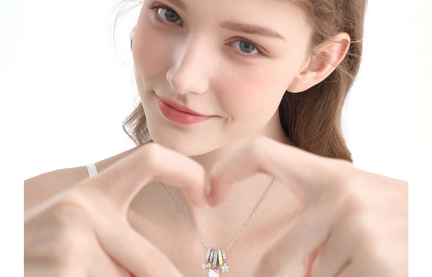 SANRIO Hello Kitty Dopamine Necklace for Women Niche High-End Birthday Gift for Girls 3230 5