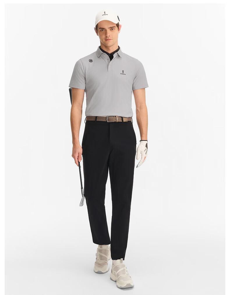 Biyinlefen Golf [UPF500+] 2026 Spring New Men's Sports Casual Stretch Comfortable Quick-Dry Moisture-Wicking Short Sleeve Polo Shirt 18