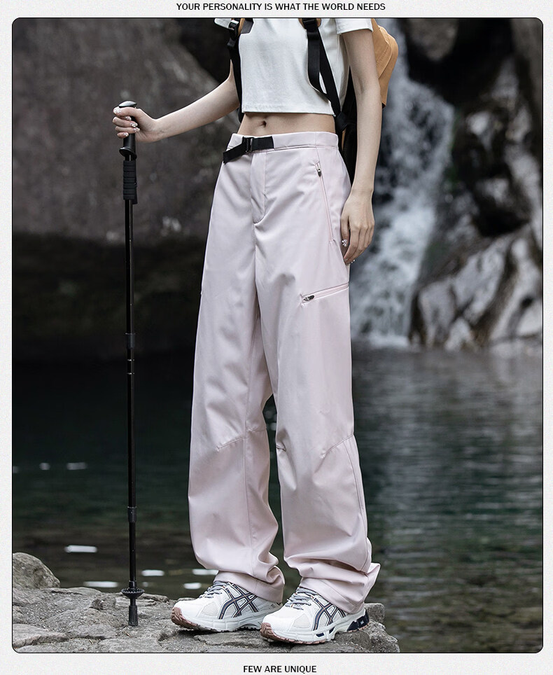 MiiOW Women's Outdoor Softshell Pants 2026 New Spring Summer Windproof Waterproof Breathable Durable Tear-Resistant Hiking Mountaineering Work Pants 20