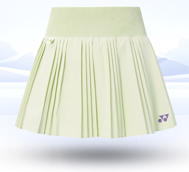 YONEX Women's Badminton Skirt Sports Tennis Quick-Dry Pleated Skirt 2201326TCR Champagne Color S 5