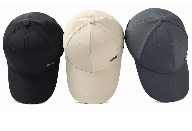 JEEP Men's New Deep Crown Sports Sun Protection Casual Versatile Pure Cotton Baseball Cap 5