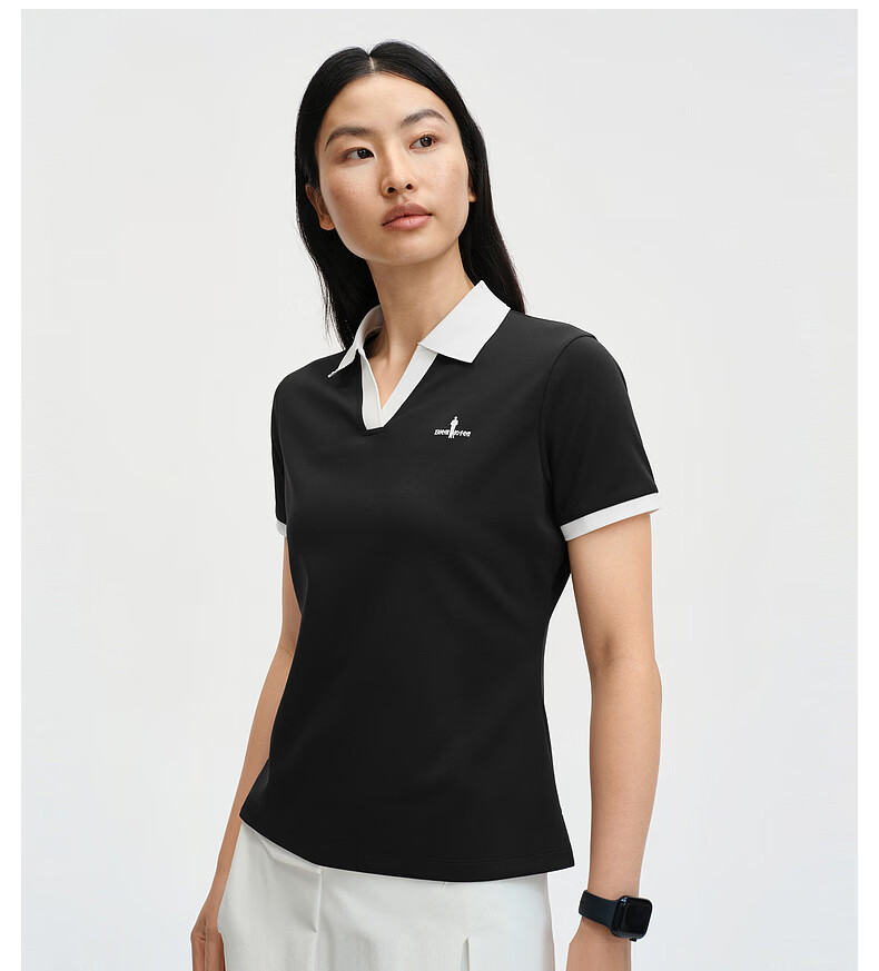 Biyinlefen [Sun Protection Moisture-Wicking Quick-Dry] 2026 Spring Summer New Women's Casual Outdoor Seagull Collar Short Sleeve Polo Shirt 6
