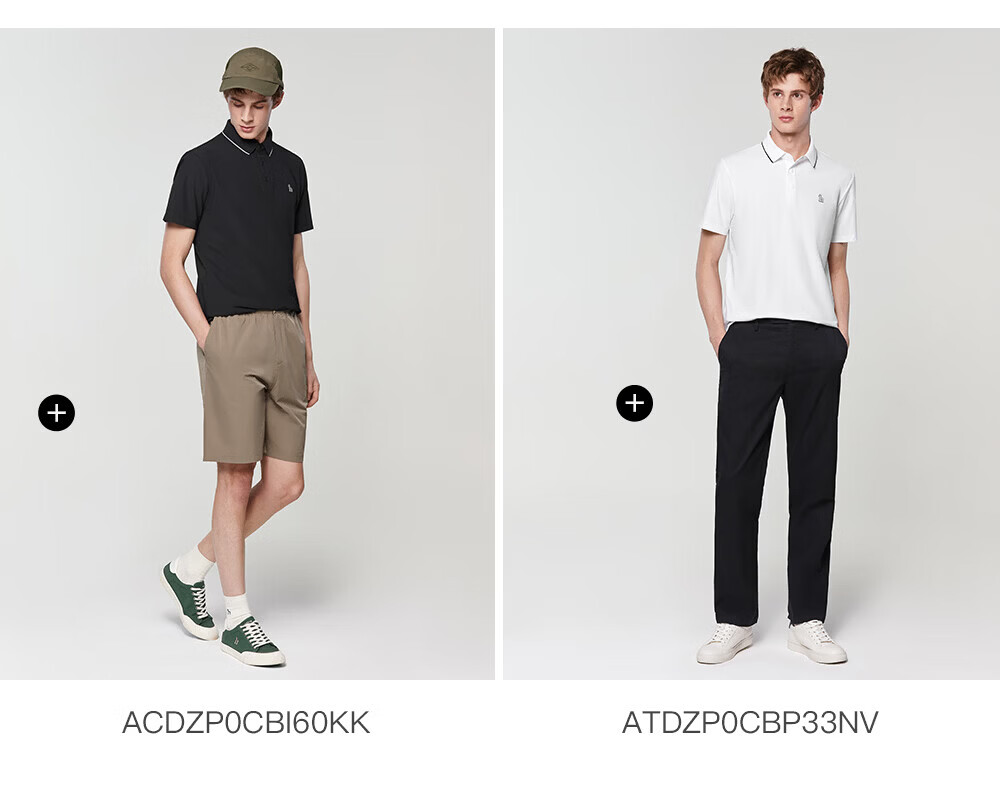 HAZZYS Men's Summer Top [Sun Protection/Cooling] Simple Short Sleeve Polo Shirt ASTZE0DBF08 4