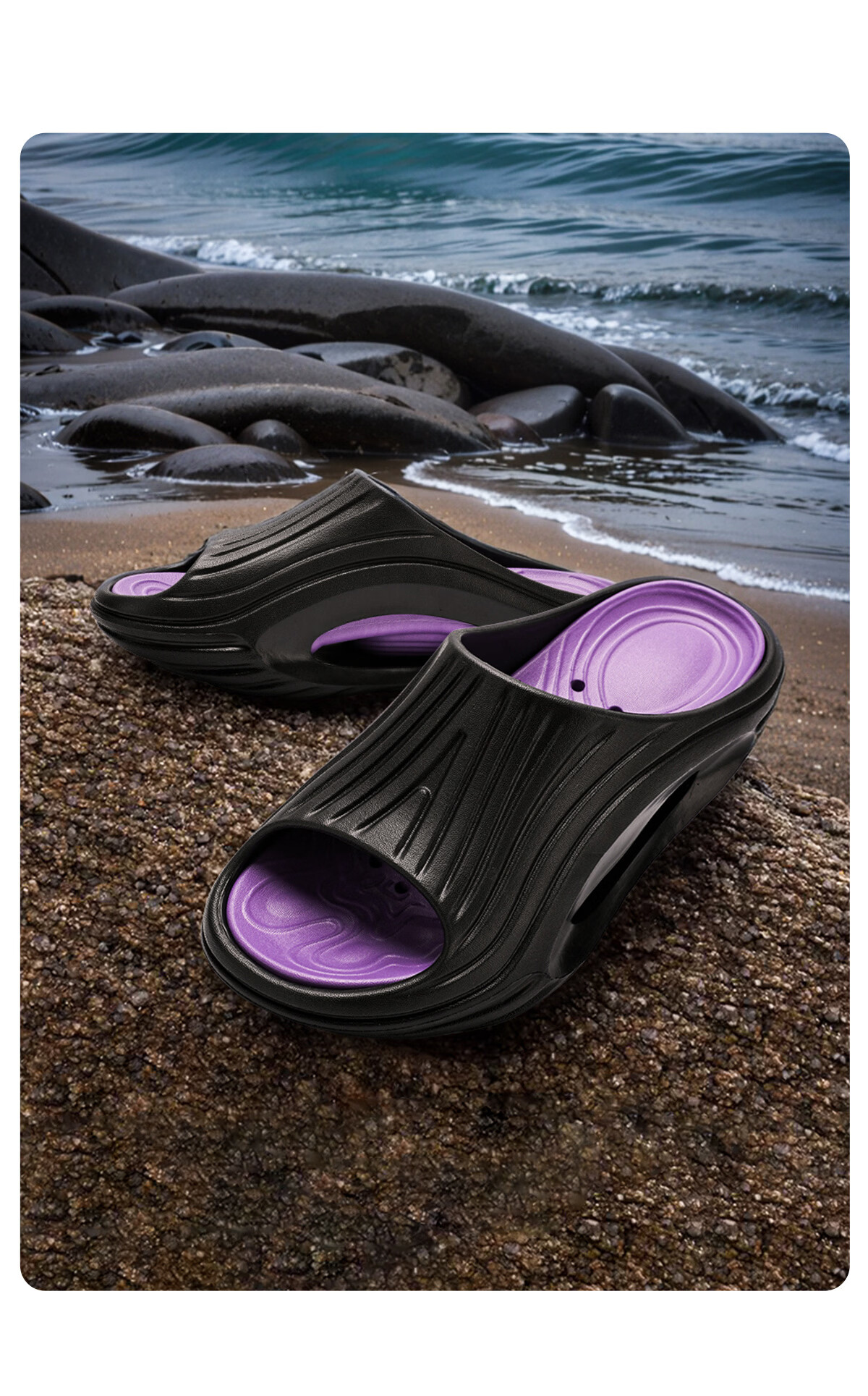 TZLDN Men's Sports Slippers Summer 2026 New Anti-Slip Odor-Resistant Durable Antibacterial Thick-Soled Height-Increasing Outdoor Sandals 13