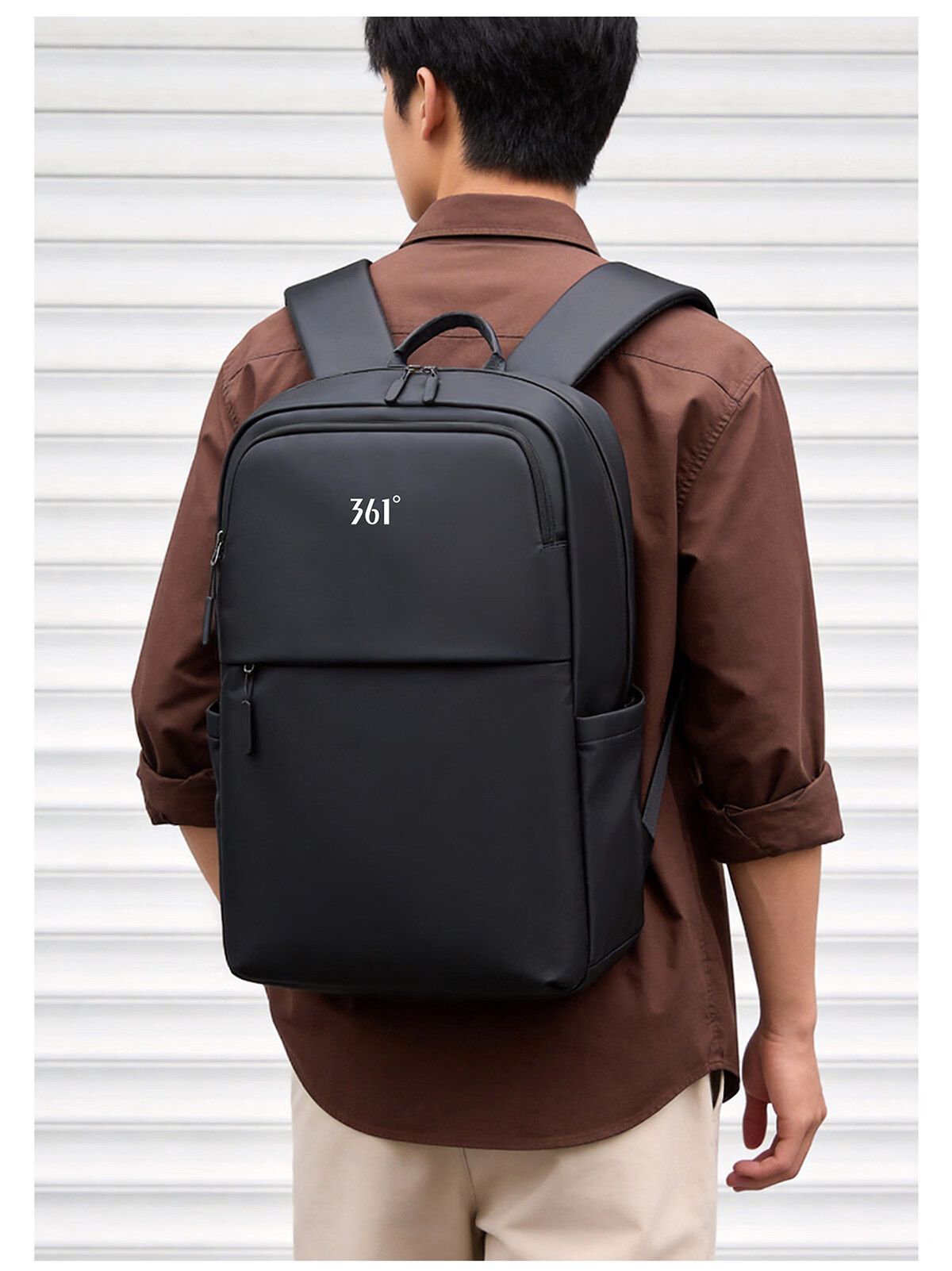 361° Men's Large Capacity Backpack 2026 New Business Travel Commuter Waterproof Laptop Bag College Student School Bag 11