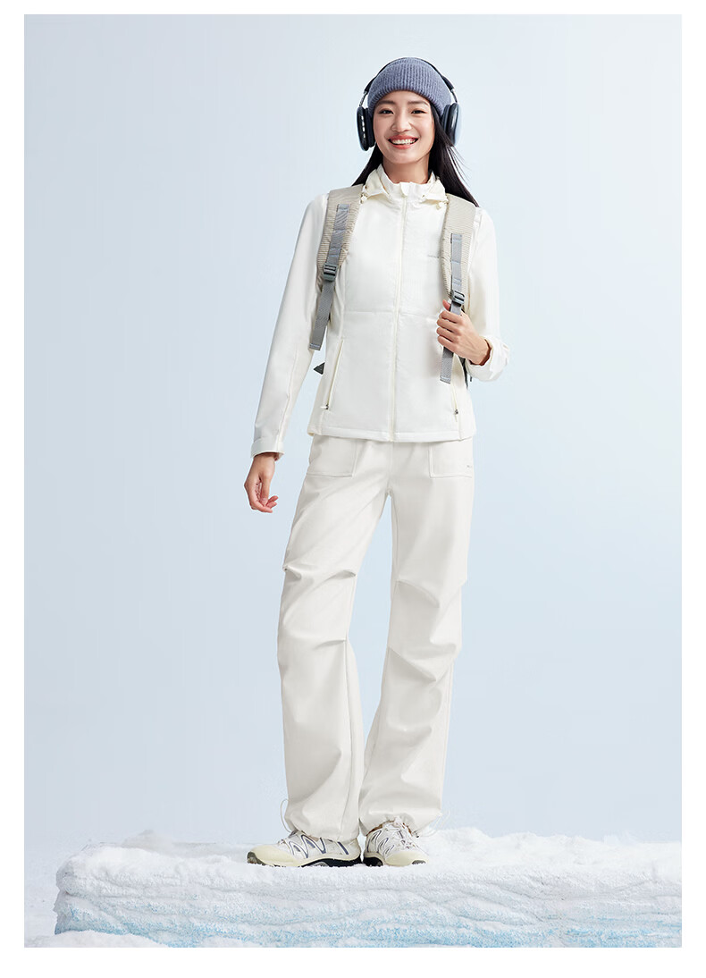 MOLY VIVI Double Waist Softshell Outdoor Sports Pants for Women Spring Summer Windproof Waterproof Quick-Dry Hiking Mountaineering Pants Magic Vivi 18