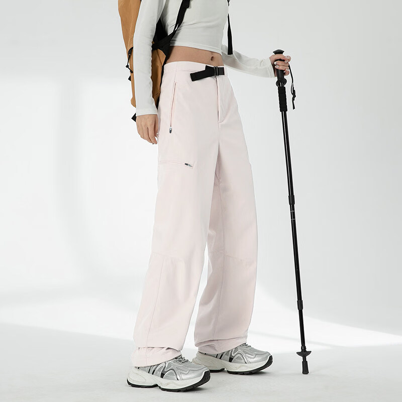 MiiOW Women's Outdoor Softshell Pants 2026 New Spring Summer Windproof Waterproof Breathable Durable Tear-Resistant Hiking Mountaineering Work Pants 26