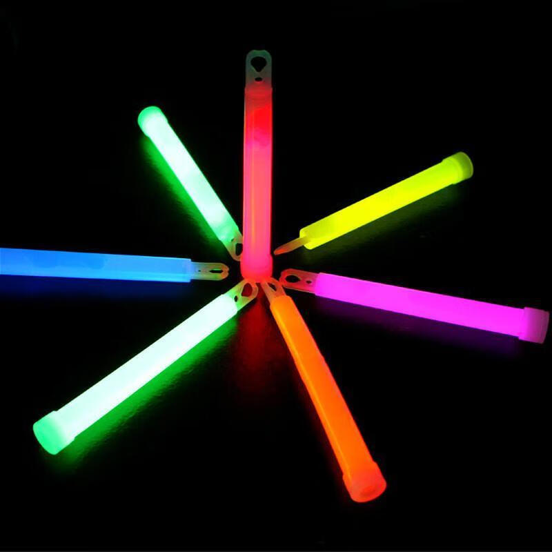 荧光棒野外 6寸军规超亮信号棒户外探险洞野营照明战术求生救生棒