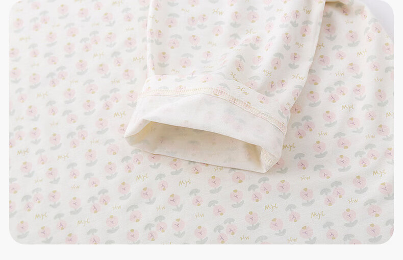 Dudu Kids Summer Pajama Set Baby Skin-Friendly Two-Piece Boys Girls Homewear Air Conditioning Clothes Pink 110 27