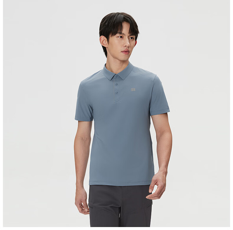 KOLON SPORT Men's Outdoor Casual Cooling UPF50+ CARVICO Short Sleeve Shirt 9