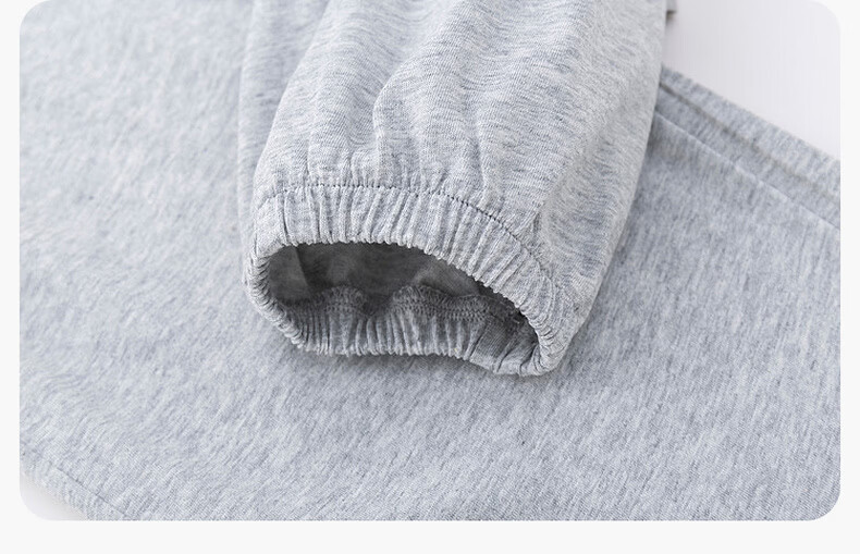 Dudu Kids 100% Cotton Girls' Mosquito-Repellent Pants Summer Lightweight Children's Casual Pants Light Gray Size 100 19