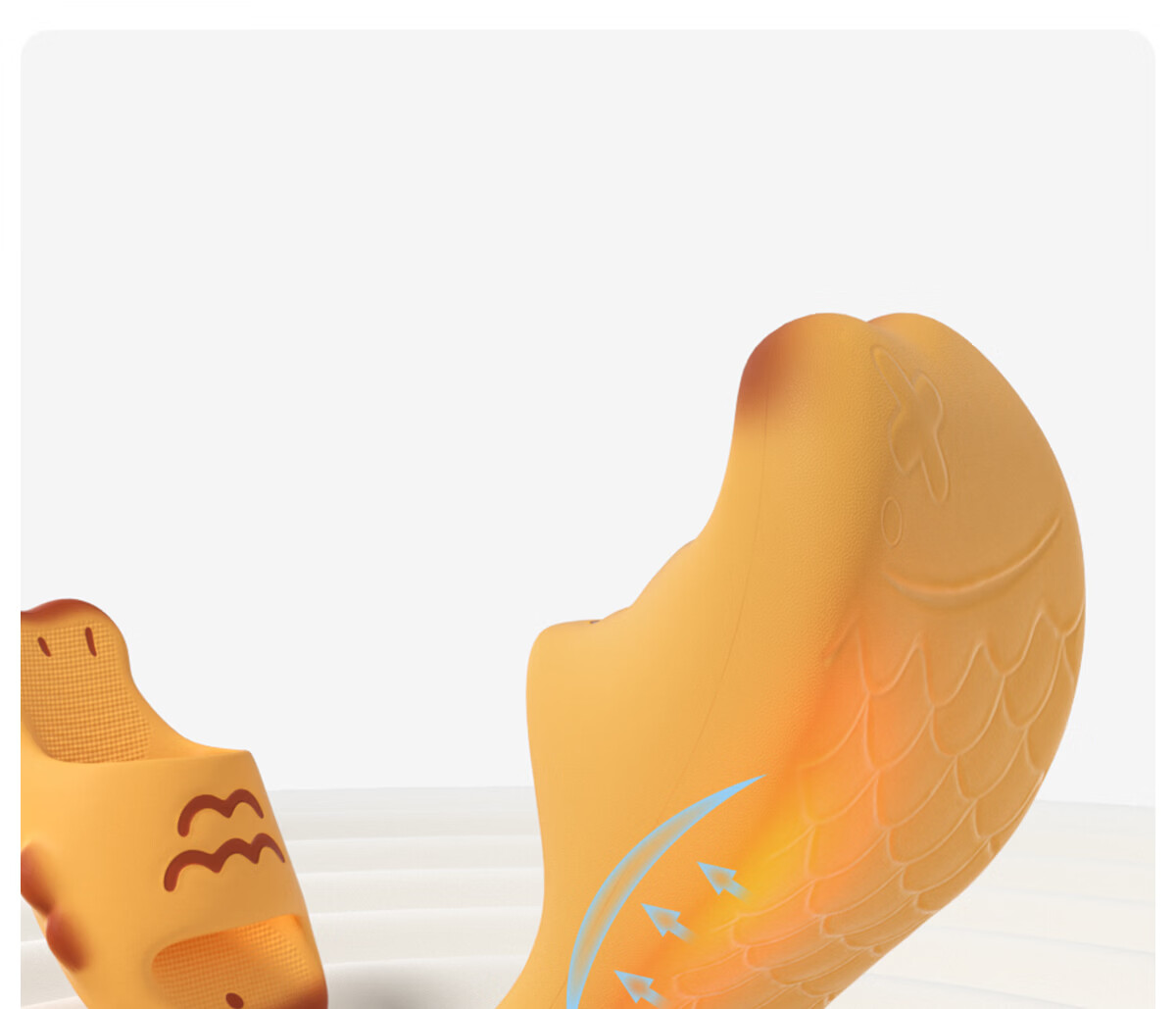 Chikoku Cute Taiyaki Slippers Women Home Thick Sole Non-Slip Slide Sandals Couples Outdoor Summer Slippers Men 12