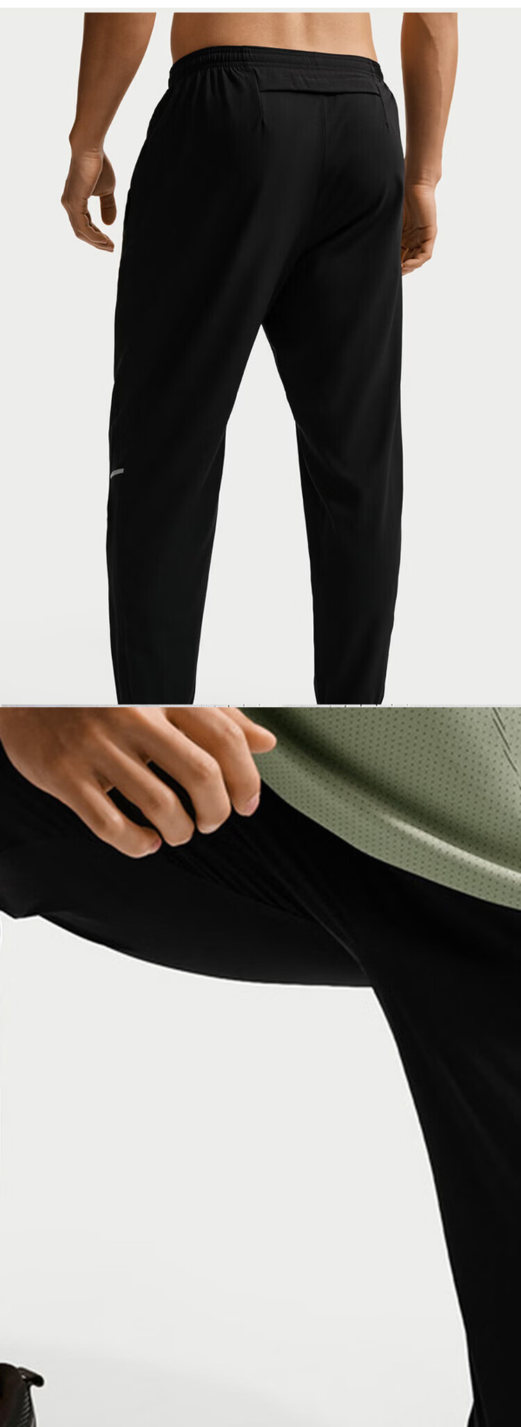 NIKE Men's Sports Pants, Knitted Tapered Casual Pants, Comfortable CZ6380-010 Black 2XL 3