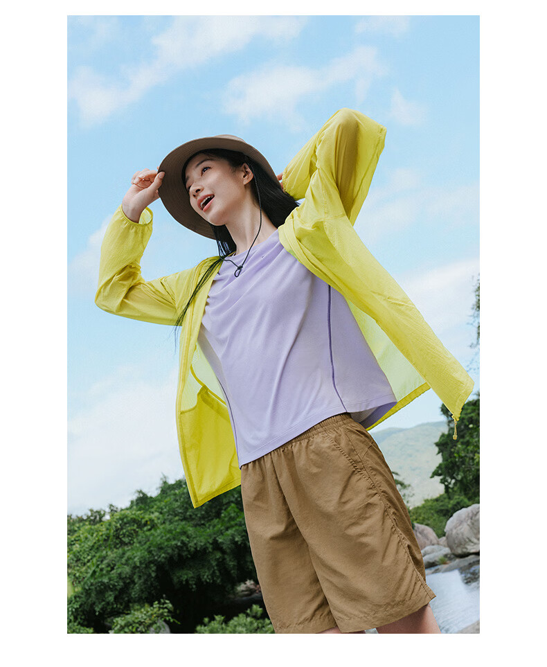 Anta [Wang Yibo Edition] Light Shell 3.0 Sun Protection Jacket | Outdoor Lightweight Ice Silk Skin Jacket Summer Hooded Coat 5