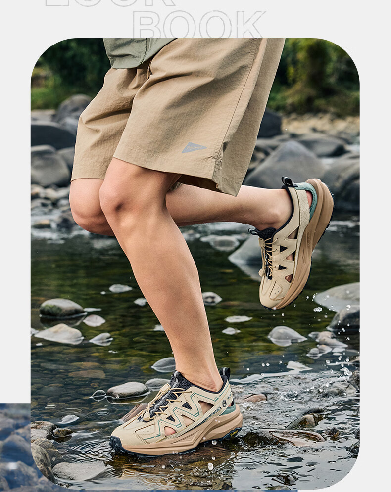 Jordan Men's Summer New Slip-On Water Shoes Lightweight Breathable Outdoor Hollow Casual Sneakers 15