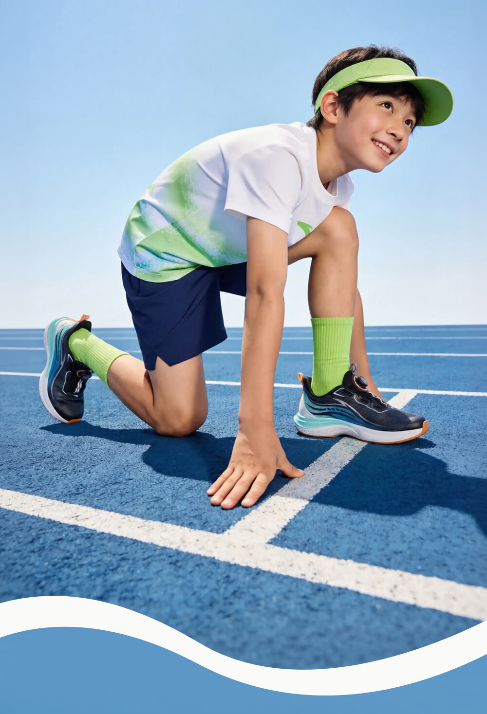 Anta Kids Boys Girls Big Children Running Shoes Hydrogen Run Summer Breathable Lightweight Sports Sneakers 312525508 4