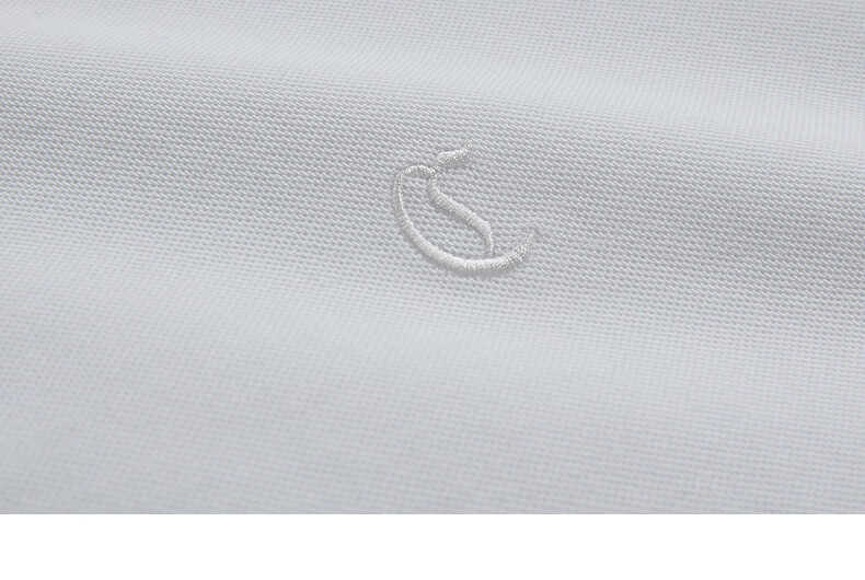 CABBEEN 200G Sorona Cooling Pique Polo Shirt Men Cartoon Pattern Full Embroidery Spring 2026 Breathable Short Sleeve Tee 11
