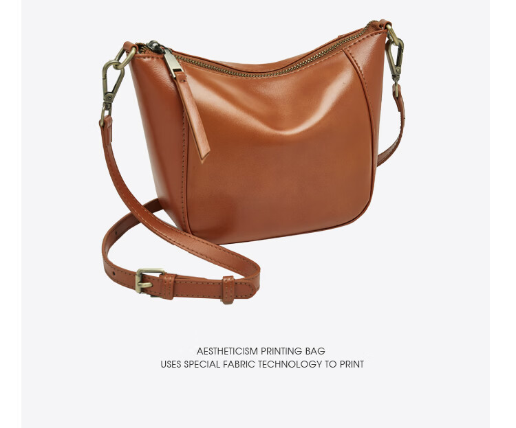 Laorentou Top-Grain Leather Women's Handbag, Large Capacity Shoulder Bag, Crossbody Bag, Phone Pouch, Small Purse, 520 Gift 18