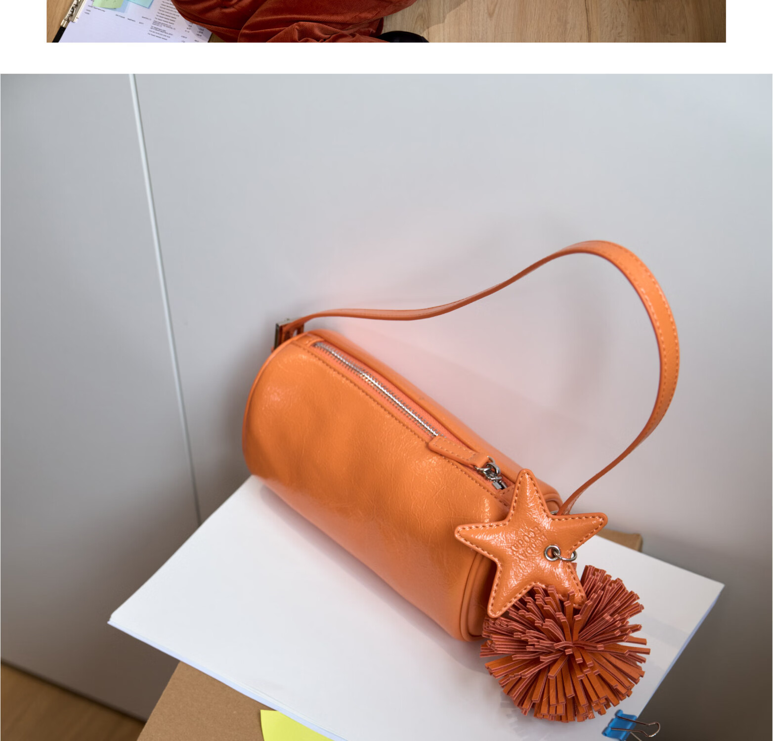 ECODAY Women's Original Design Pen Holder Bag Shoulder Bag Tassel Crossbody Small Bag Birthday Gift for Girlfriend 16