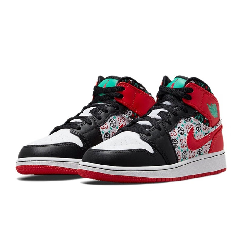 耐克(nike)air jordan 1 aj1乔1女高帮运动篮球鞋ct4897 dc0500 白