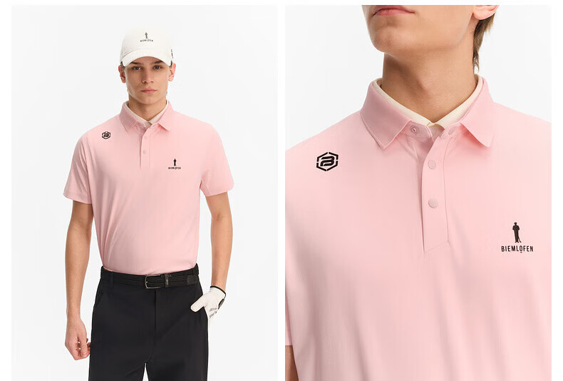 Biyinlefen Golf [UPF500+] 2026 Spring New Men's Sports Casual Stretch Comfortable Quick-Dry Moisture-Wicking Short Sleeve Polo Shirt 26
