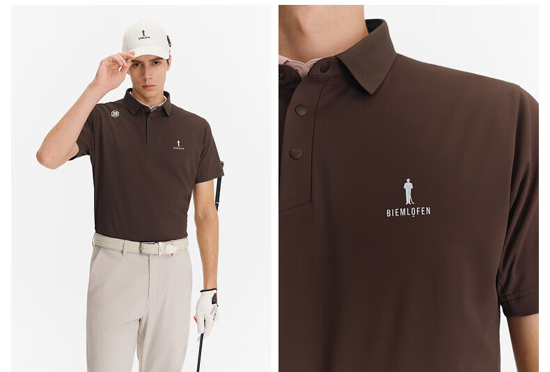 Biyinlefen Golf [UPF500+] 2026 Spring New Men's Sports Casual Stretch Comfortable Quick-Dry Moisture-Wicking Short Sleeve Polo Shirt 23