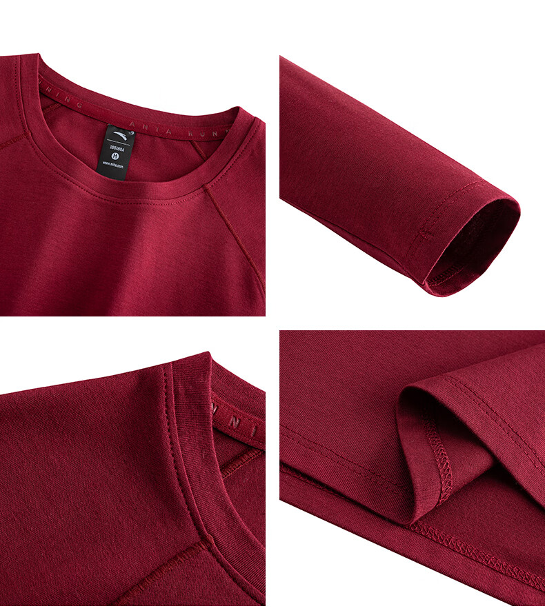 Anta Zero Pressure Quick-Dry T | C100 Quick-Dry Master Wool Long Sleeve T-Shirt Women Autumn New Slim Running Top 26