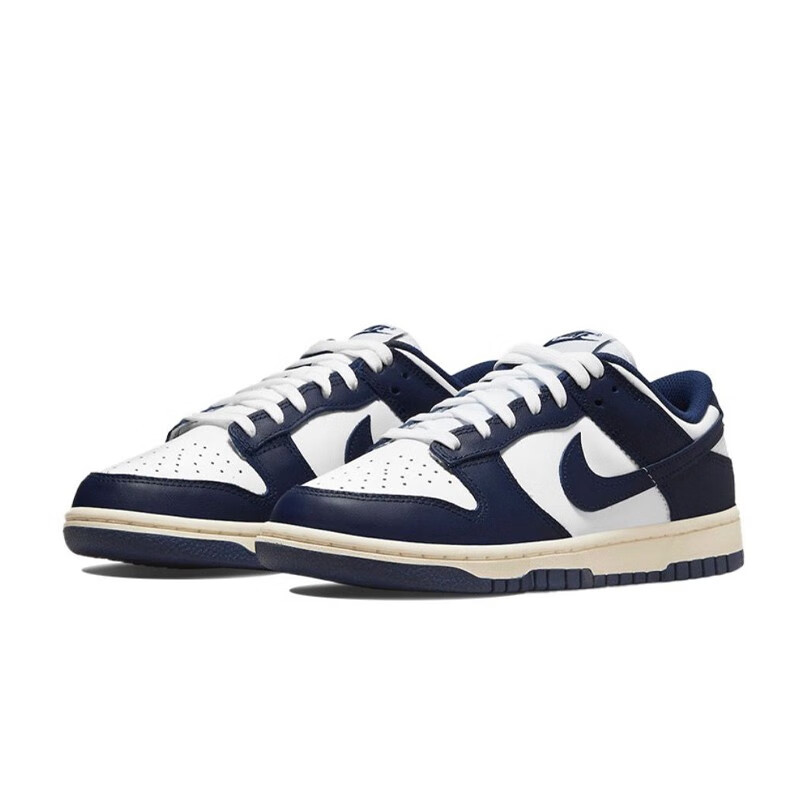 耐克(nike)dunk low 海军蓝 做旧 复古休闲板鞋 dd1503-115 dd1503