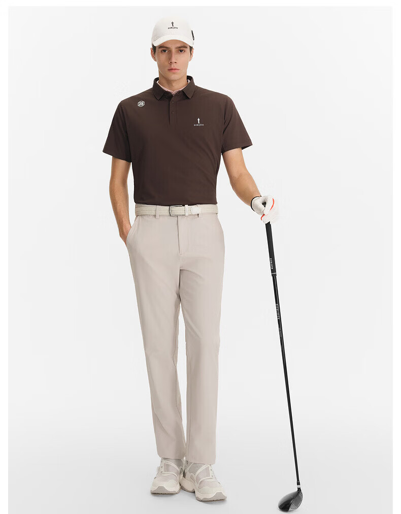 Biyinlefen Golf [UPF500+] 2026 Spring New Men's Sports Casual Stretch Comfortable Quick-Dry Moisture-Wicking Short Sleeve Polo Shirt 21