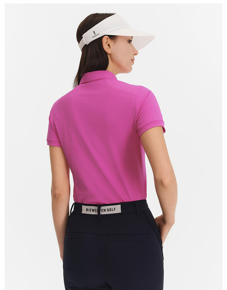 Biyinlefen Golf [UPF500+] 2026 Spring New Women's Sports Casual Stretch Comfortable Breathable Sun Protection Short Sleeve Polo Shirt 11