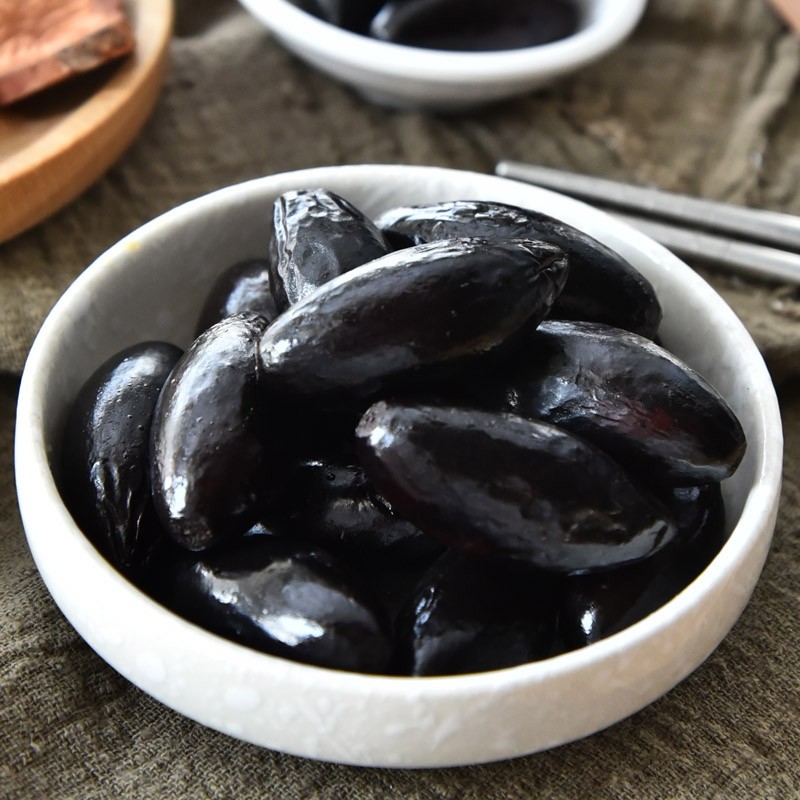 潮汕乌榄 锦裕乌榄315g*2瓶 咸橄榄盐水泡制乌榄潮汕咸杂下饭菜腌乌