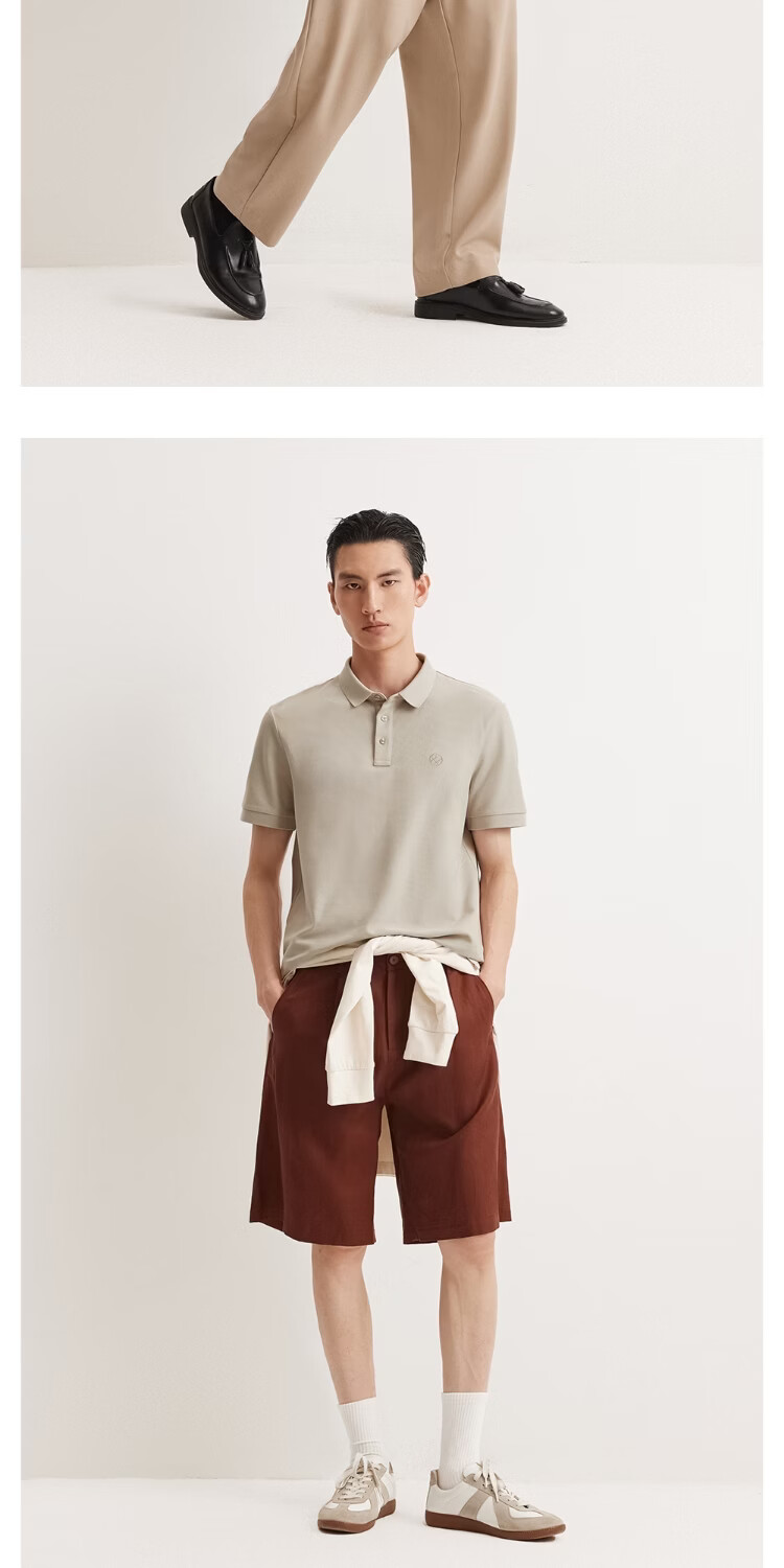 JACK&JONES 【COOLMAX】Men's Polo Shirt Spring New Simple Embroidered Short Sleeve 226106027 16