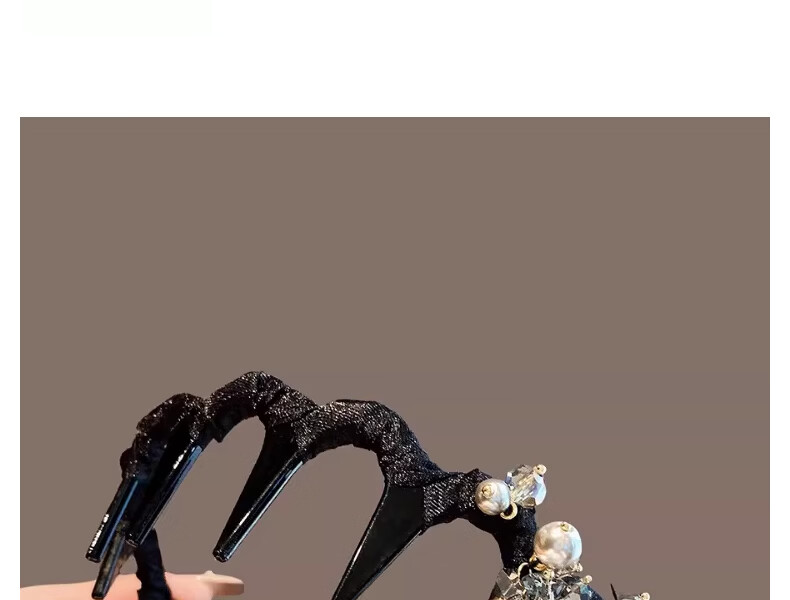 Idair Crystal Wave Headband Women's Niche Design Pearl Hairband Versatile Non-Slip Teeth Hair Clip Birthday Gift for Girlfriend 7
