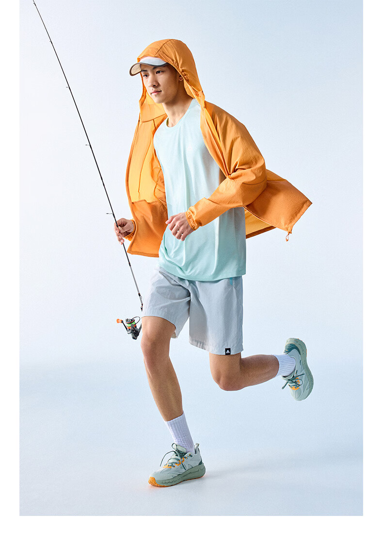 Anta [Wang Yibo Edition] Light Shell 3.0 Sun Protection Jacket | Outdoor Lightweight Ice Silk Skin Jacket Summer Hooded Coat 13