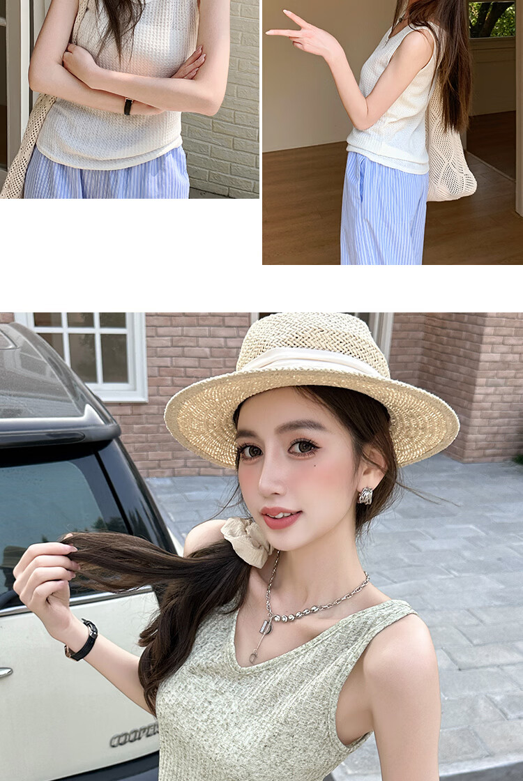 Langsha Loose Fit Slimming Sleeveless Casual Thin Summer Spring Outerwear Tank Top 11