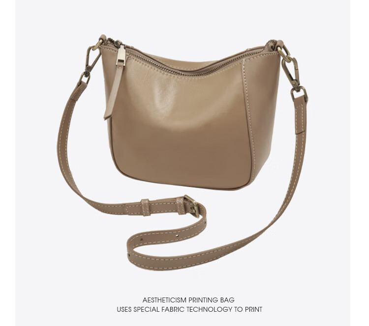 Laorentou Top-Grain Leather Women's Handbag, Large Capacity Shoulder Bag, Crossbody Bag, Phone Pouch, Small Purse, 520 Gift 16