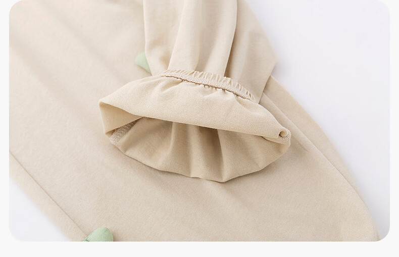 Dudu Kids 100% Cotton Girls' Mosquito-Repellent Pants Summer Lightweight Children's Casual Pants Light Gray Size 100 27