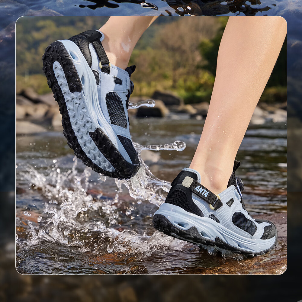 Anta Kids Sports Sandals Boys Big Kids 2026 Summer Breathable Lightweight Water Shoes PRO Beach Sandals A12626908 21
